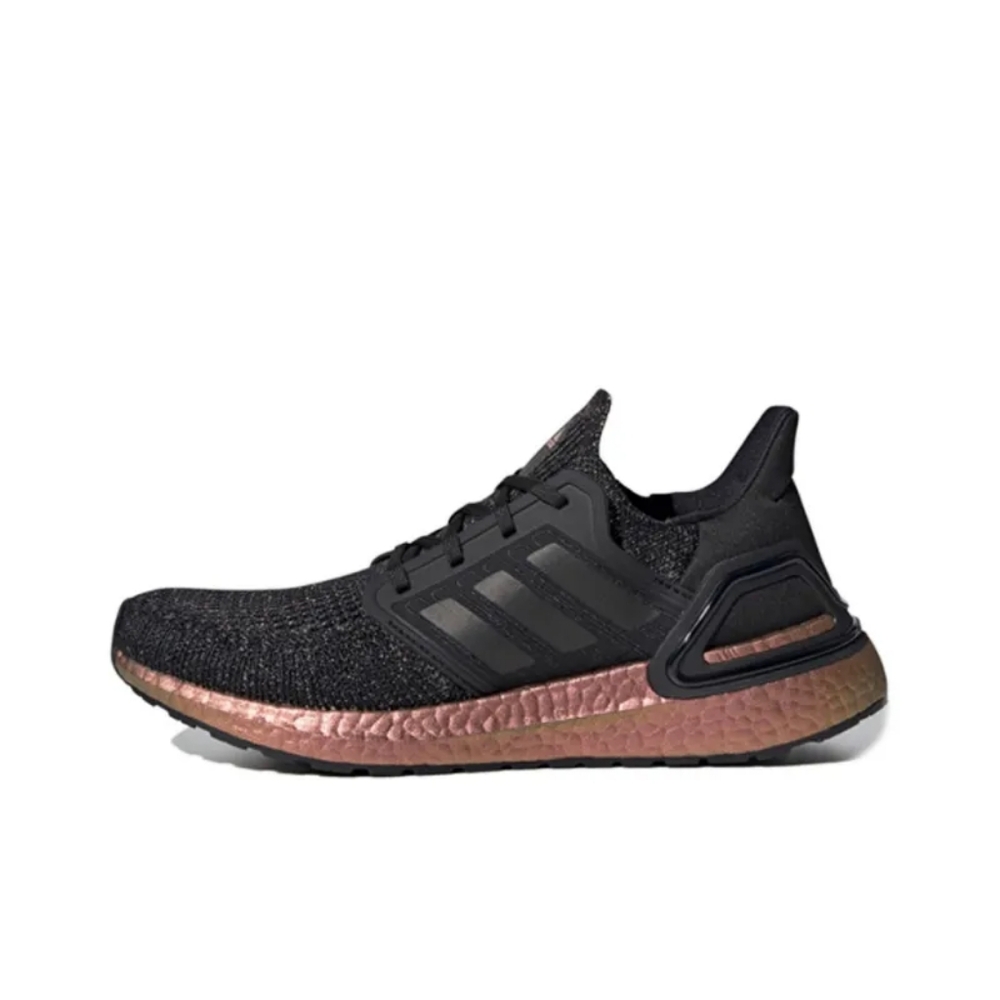 Adidas Ultra Boost 20 Black Signal Pink Women's Size 8 - Like New Condition